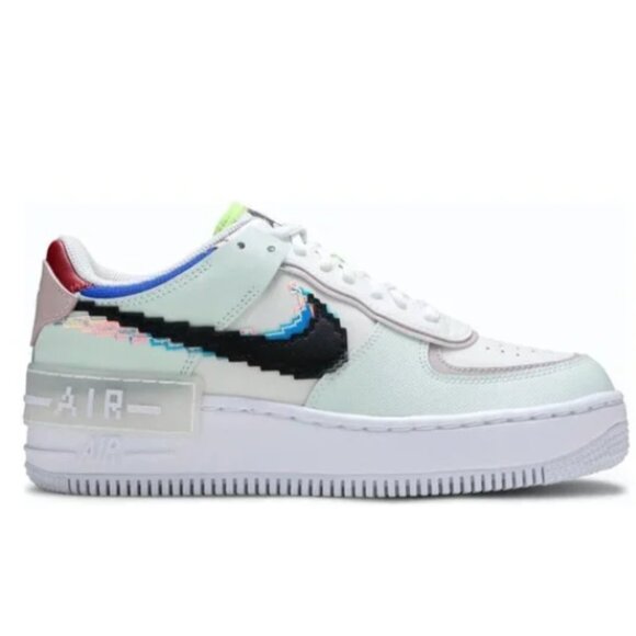 Nike Air Force 1 Low Shadow 8 Bit Barely Green - Picture 1 of 10